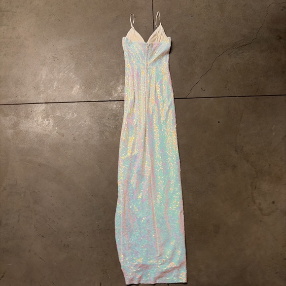 Emerald Sundae Sequin Gown Small Holiday Party Dress - Picture 3 of 9